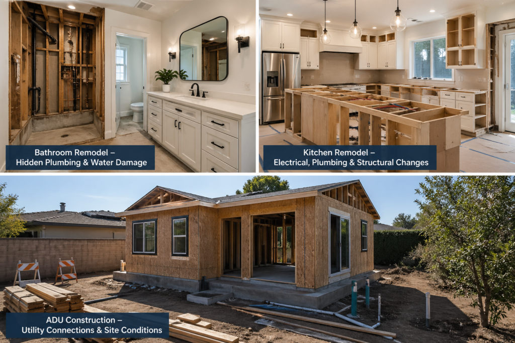 Hidden Costs in Home Remodeling: Bathroom, Kitchen, ADU & Full Remodel Budget Guide