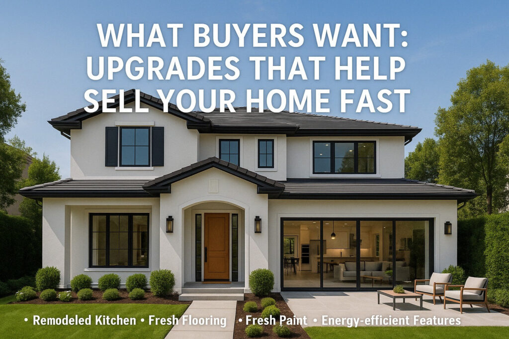 What Buyers Want: Upgrades That Help Sell Your Home Fast